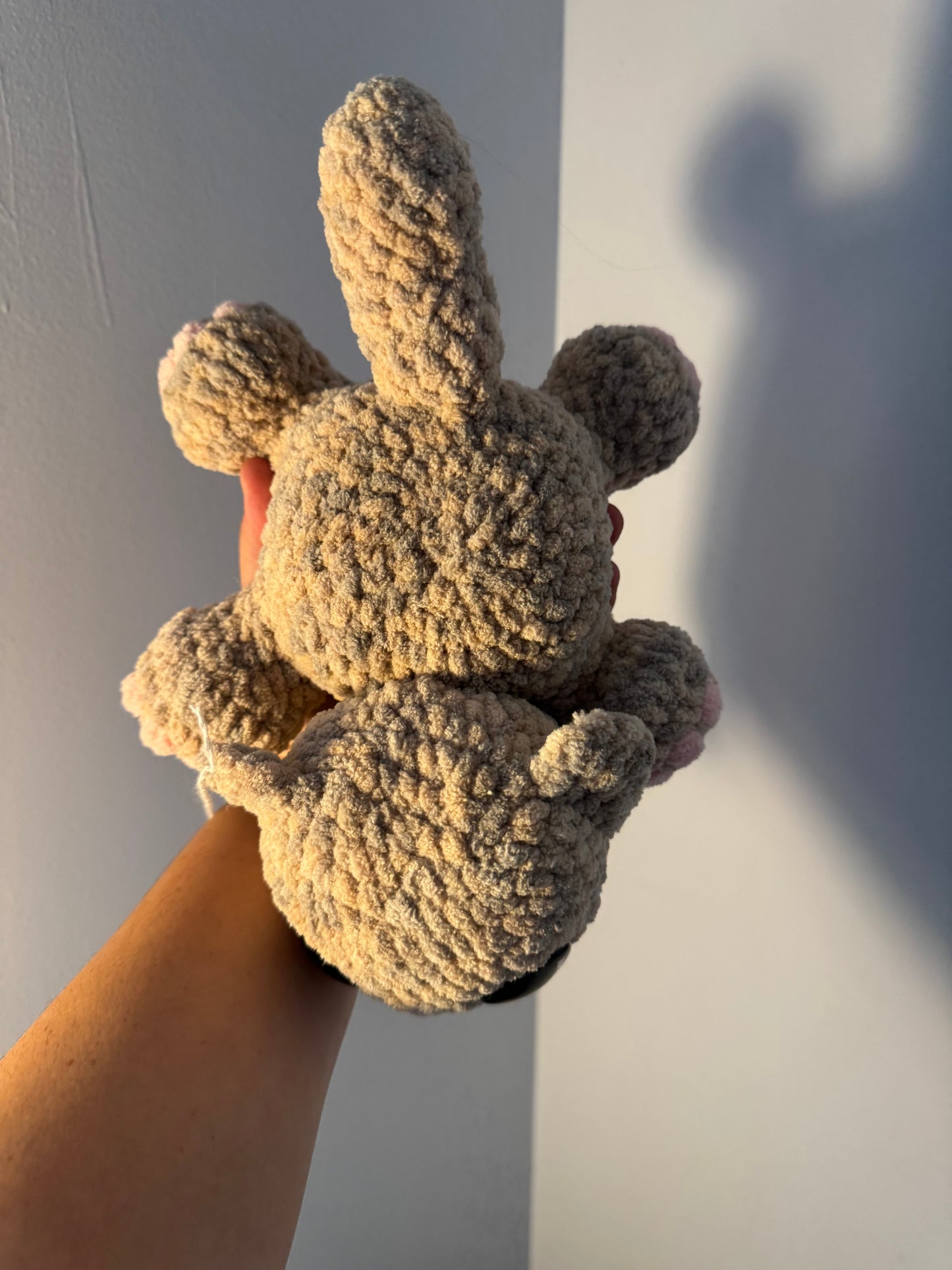 Splooting Cat Crocheted Amigurumi