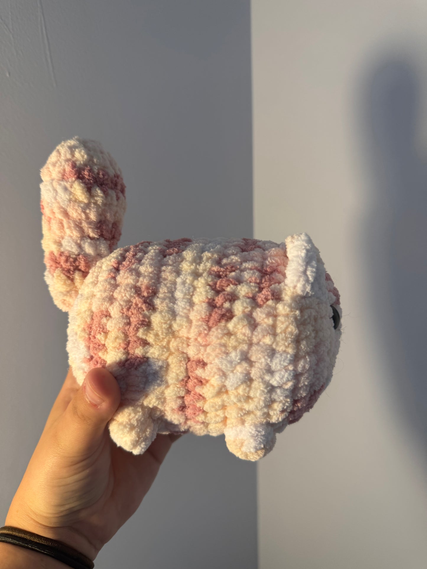 Large Crochet Loaf Cat Amigurumi