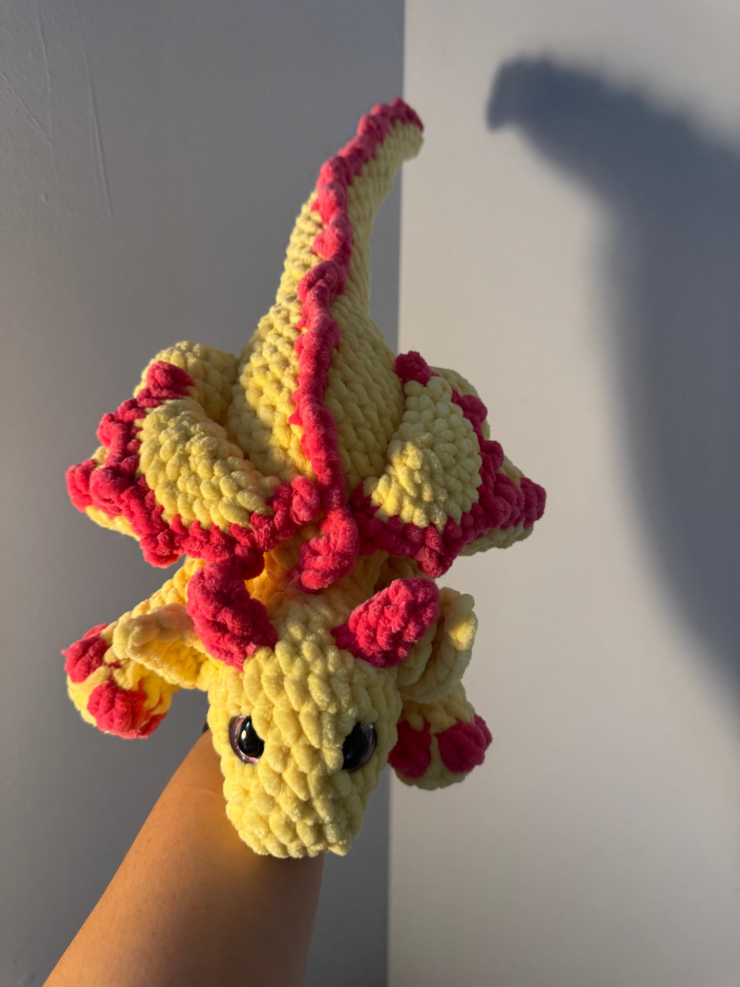 Extra Long Dragon Crocheted Amigurumi Plushie Toy/Collectible