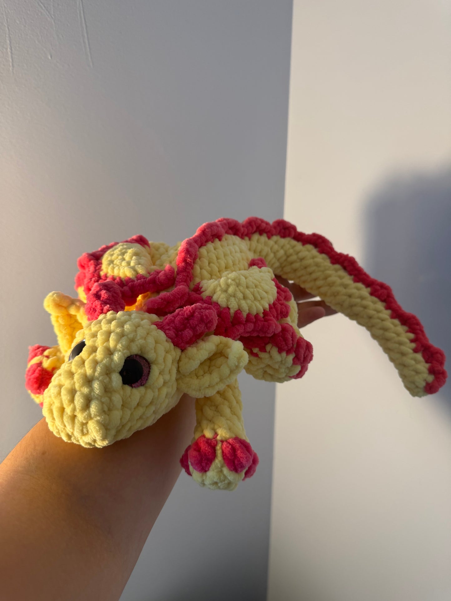 Extra Long Dragon Crocheted Amigurumi Plushie Toy/Collectible
