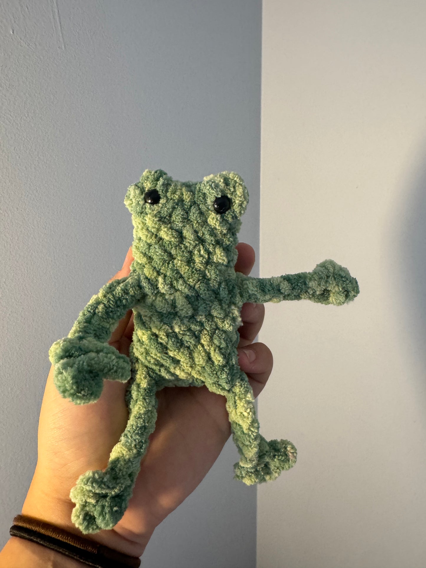 Leggy Froggy Crochet Plushie Toy