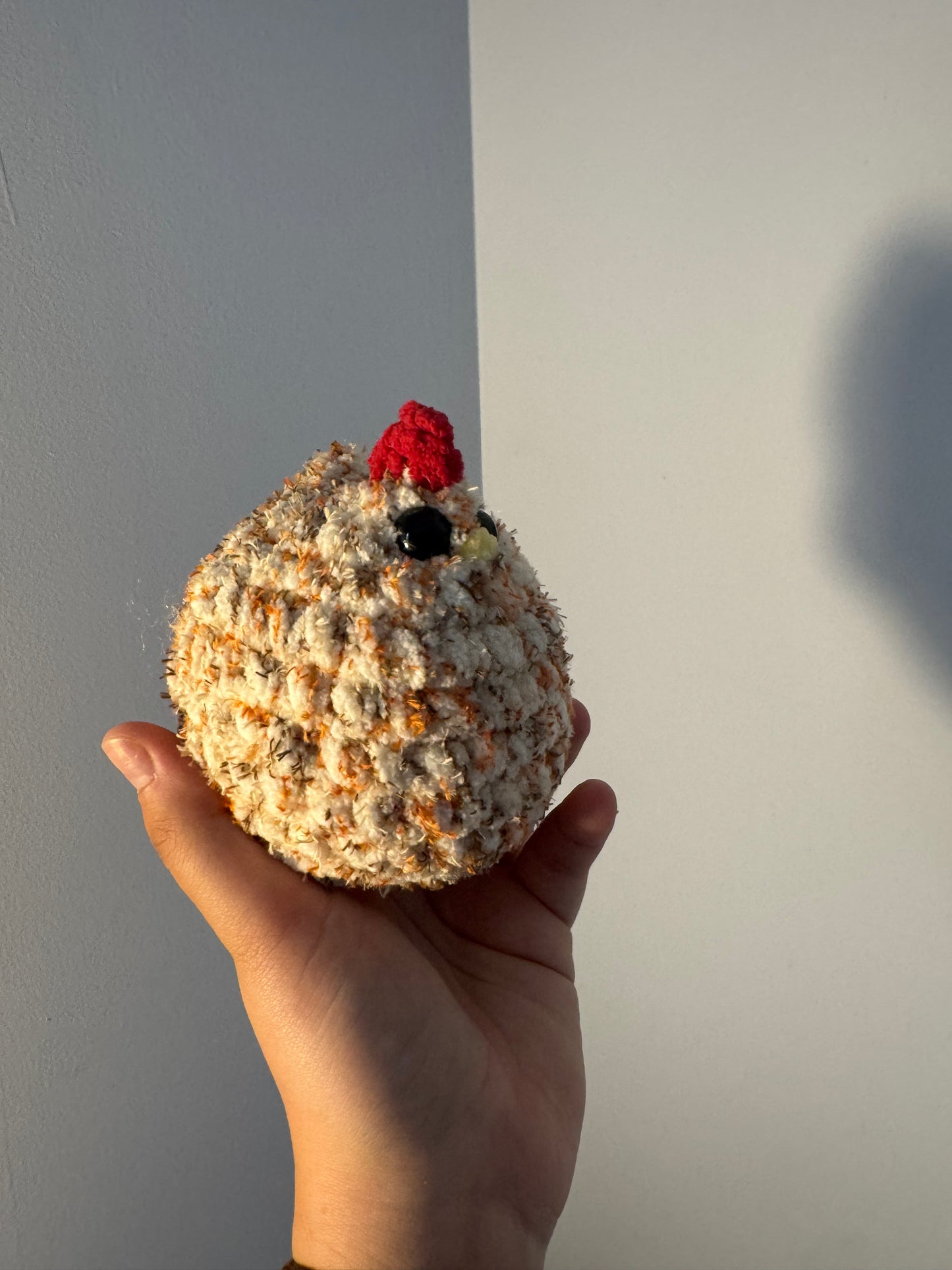 Crochet Mabel Chicken Amigurumi Plushie Toy