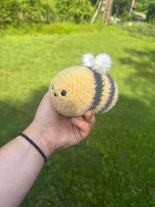 fuzzy bumblebee plushie