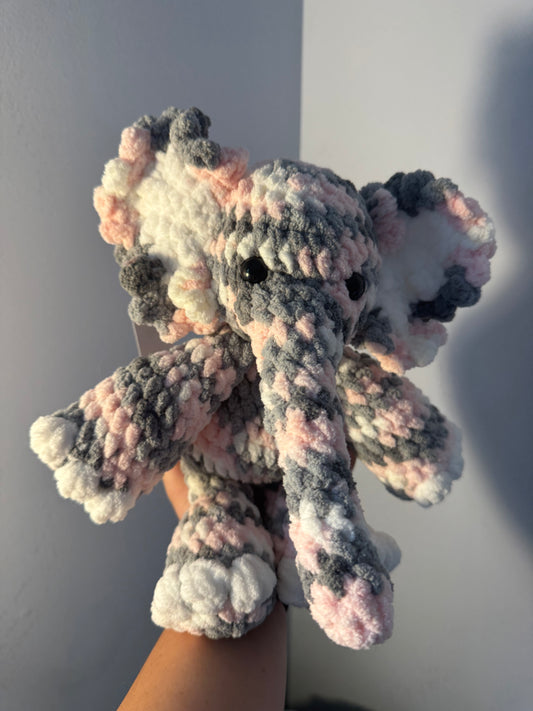 Crochet Elephant Amigurumi Plushie Toy-Large
