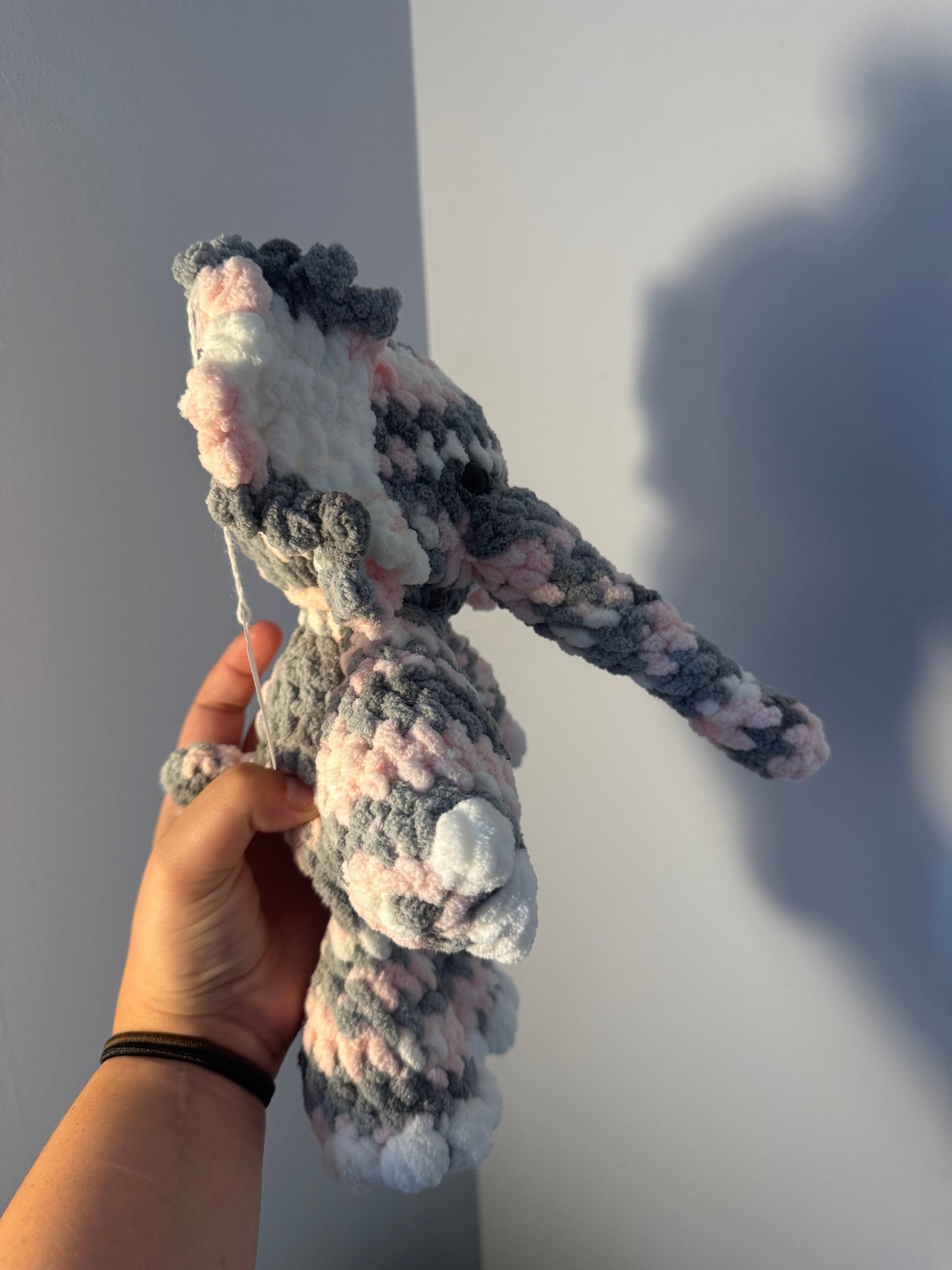 Crochet Elephant Amigurumi Plushie Toy-Large