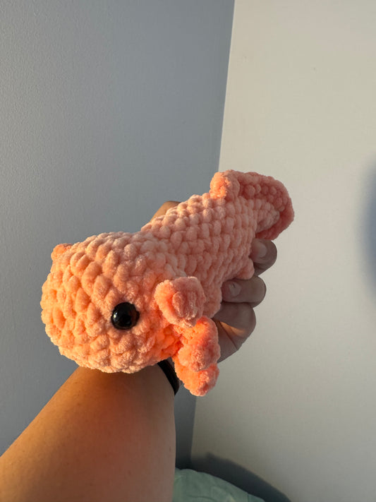 Crochet Axolotl Amigurumi Toy for Aquatic and Minecraft Lovers Alike
