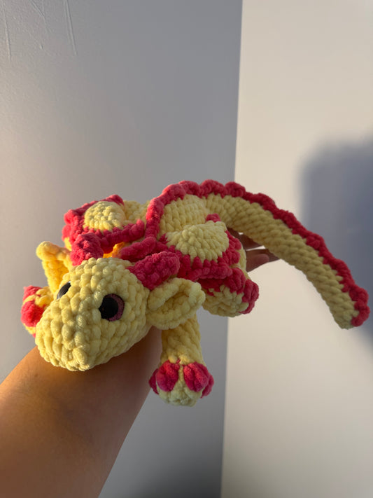 Extra Long Dragon Crocheted Amigurumi Plushie Toy/Collectible