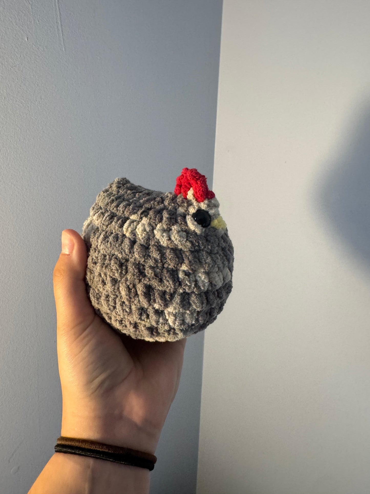Crochet Mabel Chicken Amigurumi Plushie Toy