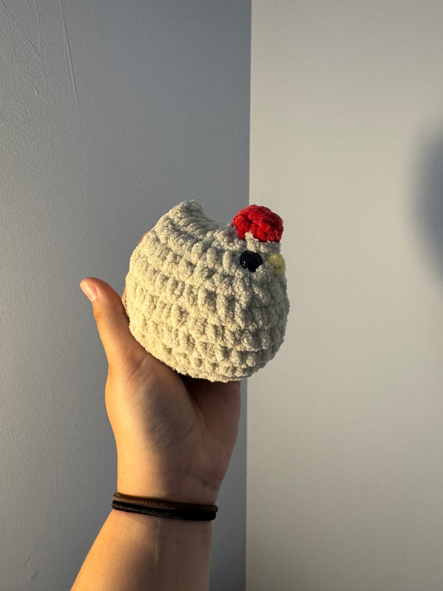 Crochet Mabel Chicken Amigurumi Plushie Toy
